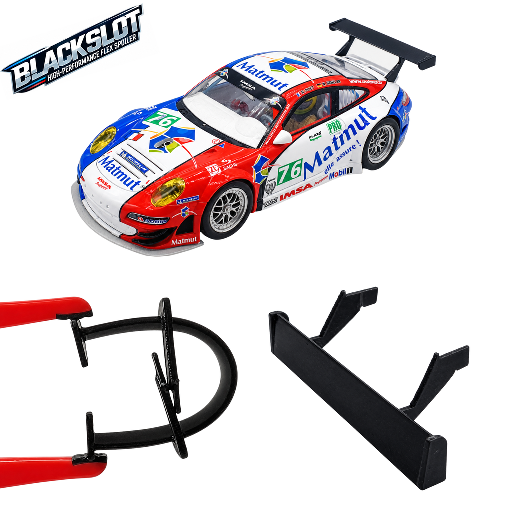 [Black-1013-1013] Carrera 124 Porsche GT3 RSR Flex-Spoiler von Blackslot