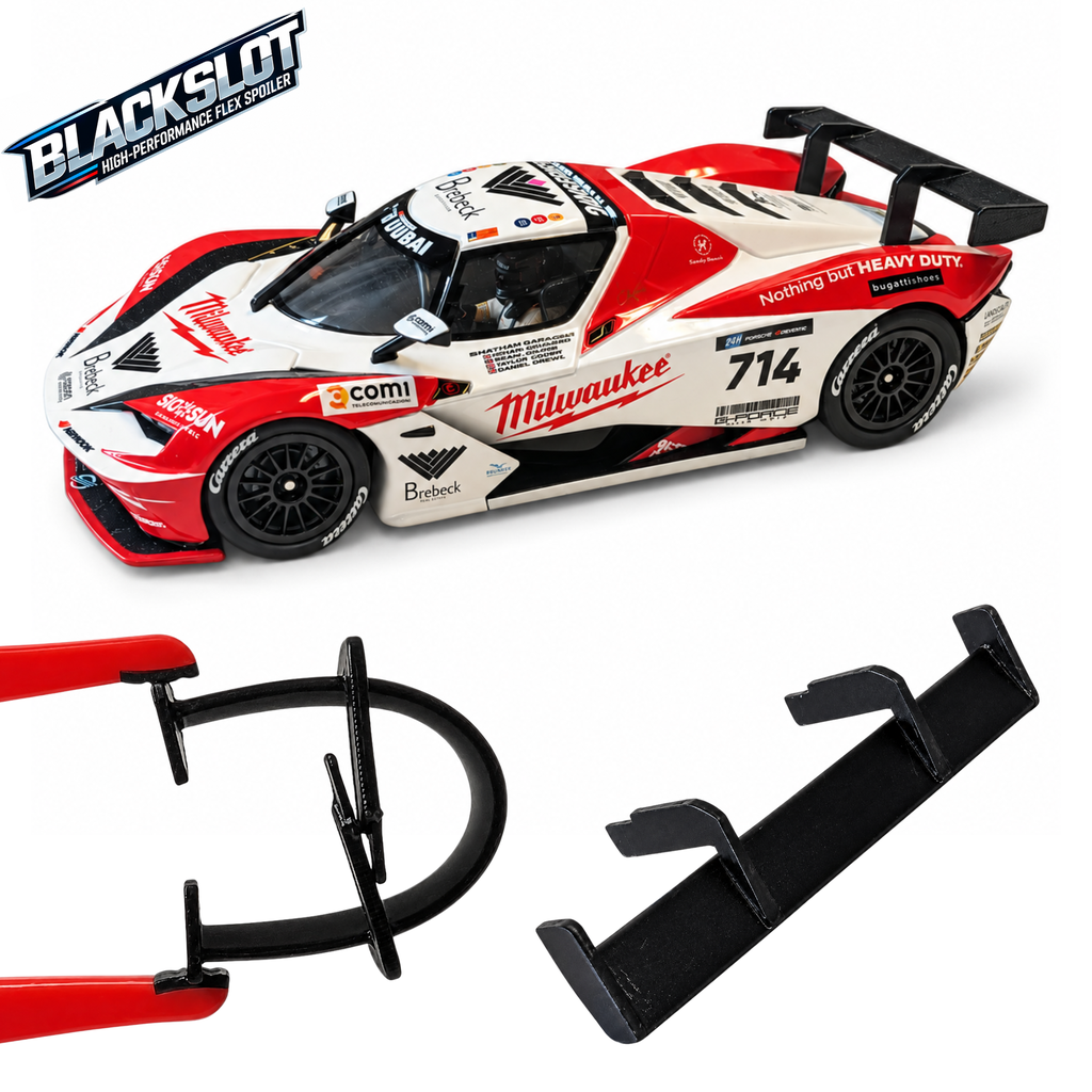 [Black-0039-0039] Carrera 132 KTM X-BOW GTX Flex-Spoiler von Blackslot